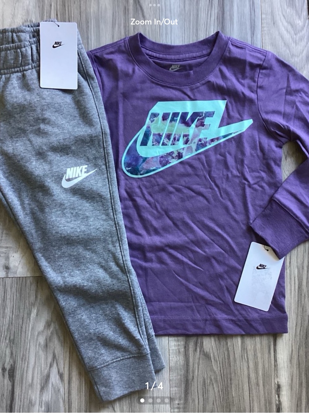 Nike boys Tee & joggers outfit size 4(NWT) ~PRICE IS FIRM, NO OFFERS~